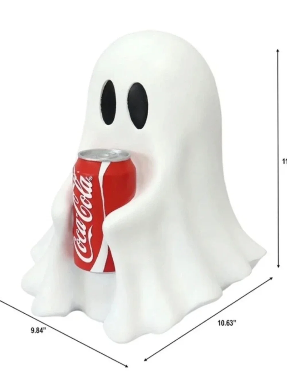 🤍▪️COCA-COLA▪️ Ghost Figurine Holding Coke Can Halloween Decor 2025